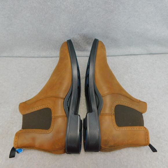 Johnston & Murphy Men's Boots Tan Oiled Full Grain Waterproof Size 11 New - Picture 4 of 12